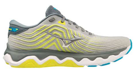 Zapatillas mizuno wave horizon 6 gris azul amarillo