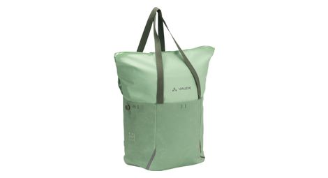 Sac cabas de porte-bagages vaude cityshop bike ii 24l vert