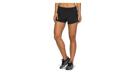 Pantalón corto asics road 3.5in negro mujer