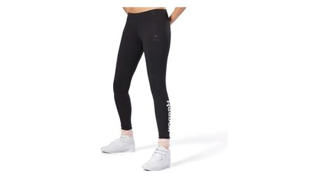 Logo femme legging noir reebok