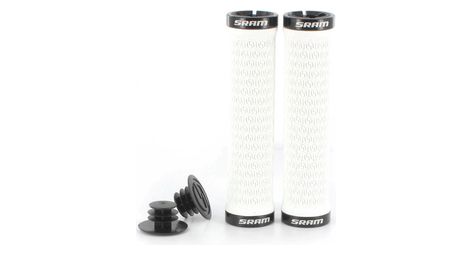 Sram paire de grips lock on blanc