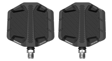 Paire de pédales plates shimano pd-ef205 noir