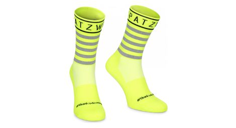 Chaussettes spatzwear fluo reflechissante jaune tu