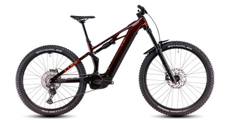 Cube stereo hybrid one77 hpc race 800 electric full suspension mtb shimano deore 12s 800 wh 29''/27.5'' liquid orange 2025