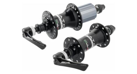 Lot de moyeux avant arriere miche syntesi primato shimano 28h