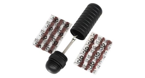 Kit di riparazione tubeless peaty's holeshot nero + 6 stoppini