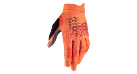Leatt mtb 1.0 gripr naranja llama guantes largos para niños