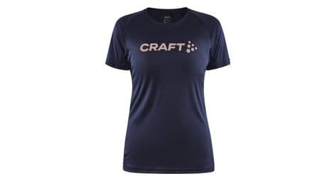 Camiseta de manga corta para mujer craft essence logo azul