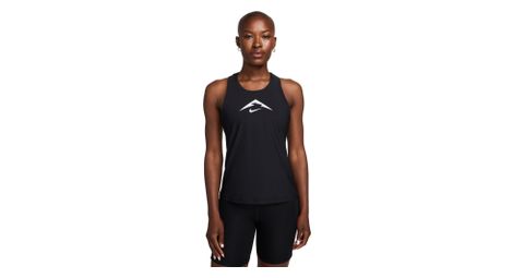 Camiseta de tirantes nike trail, mujer, negra