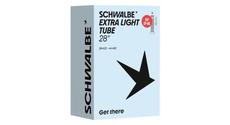 Chambre à Air Schwalbe Extra Light Tube 17-EL 700 mm Presta 40 mm