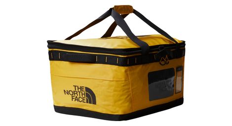 The north face base camp gear box storage bag m - 65l yellow
