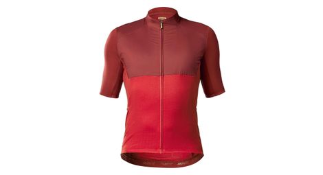 Mavic allroad wind kurzarmtrikot rot