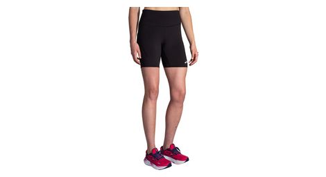 Brooks source run 8inch short tight schwarz damen