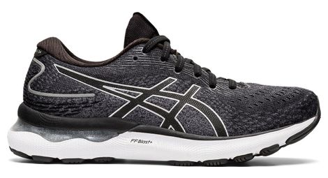 Asics gel nimbus 24 running-schuhe schwarz weiß damen