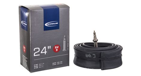 Chambre a air standard schwalbe sv9 24 x 1 1 8 1 75