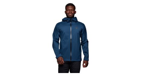 Veste impermeable black diamond stormline bleu