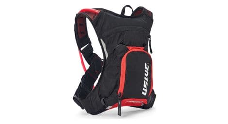 Sac à dos uswe mtb hydro 3l + poche à eau 2l noir rouge