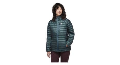 Daunenjacke black diamond approach down hoody women blau