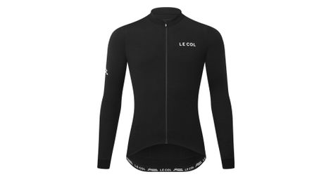 Maillot Manches Longues Le Col ARC Merino Noir Homme