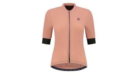 Maillot manches courtes velo rogelli signature - femme - rose