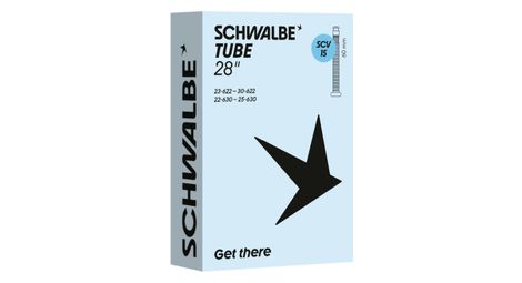Chambre à Air Schwalbe Tube 15 700 mm Schwalbe Clik Valve 60 mm