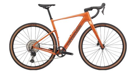 gravel bike cannondale topstone carbon 3 shimano grx 12v 700mm orange