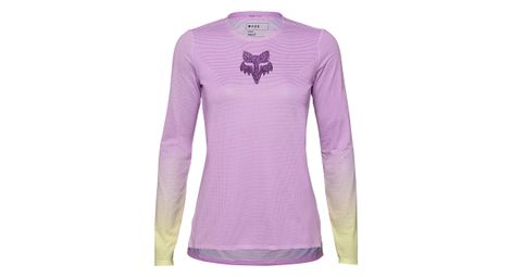 Camiseta de manga larga de mujer exclusiva de la colección fox flexair ts57 rosa