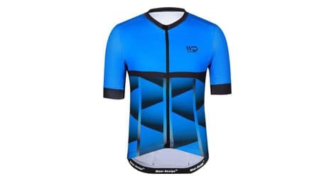 Maillot vélo homme cubic bleu/noir