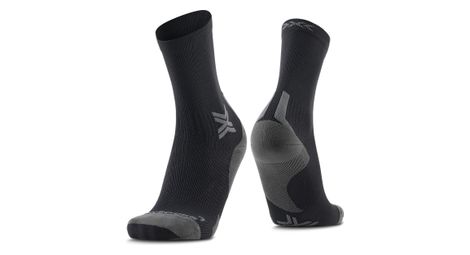 Chaussettes X-Socks Run Discover Crew Noir/Gris