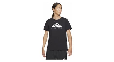 Camiseta de manga corta nike dri-fit trail negra