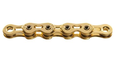 Catena kmc k1sl 100 links narrow ti-n gold (bmx, fixie, track)