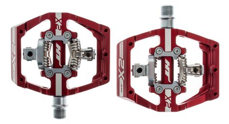 Pedales HT Clipless X2 Rojo