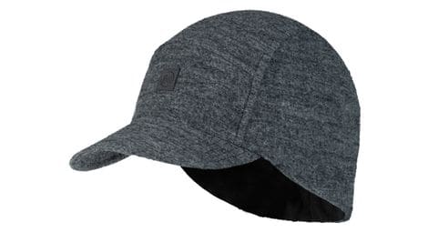 Unisex buff pack merino fleece cap grau