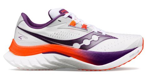 Scarpe da corsa saucony endorphin speed 4 white violet orange 40.1/2