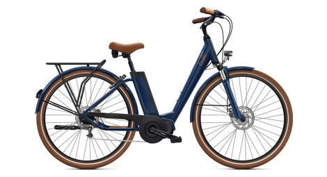 Vélo de ville électrique o2 feel ivog city up 5.1 univ shimano nexus 7v 360 wh 28 bleu boréal