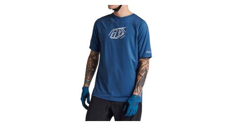 Troy Lee Designs Skyline Iconic Kurzarmtrikot Blau