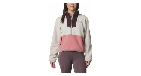 Forro polar mujer Columbia Sequoia Grove 1/2 Zip Beige