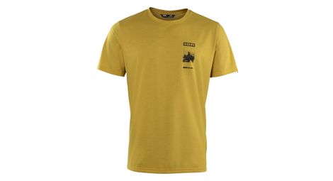 Maillot manches courtes vtt ion s_ionic dr jaune homme