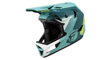 Casque Fly Racing Rayce Matte Blue Stone/Hi-Vis Enfant