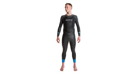 zone3 advance neoprene triathlon wetsuit black blue