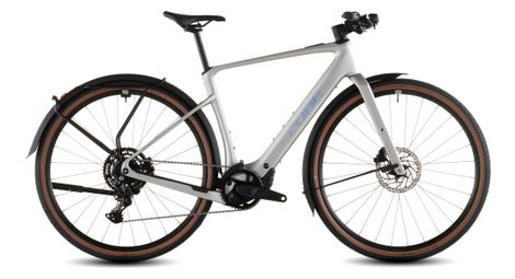 Vélo Fitness Électrique Cube Nulane Hybrid C:62 Race 400X FE Shimano Cues 9V 400 Wh 700 mm Gris Sleek 2026