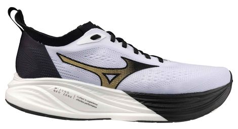 Chaussures Running Mizuno Neo Zen 2 Blanc/Noir/Or Homme