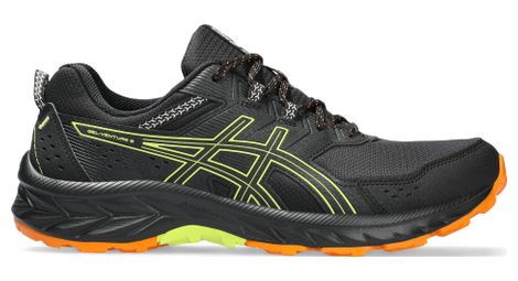 Asics gel venture 9 trail shoes black yellow orange men's