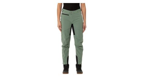 Pantaloni da ciclismo softshell vaude qimsa ii donna verde