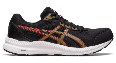 Asics gel contend 8 running shoes black red 46.1/2