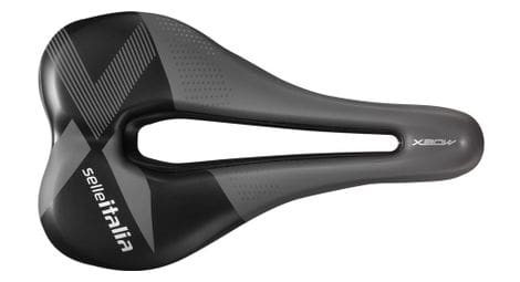 Sillín selle italia x-bow ti 316 superflow gris negro