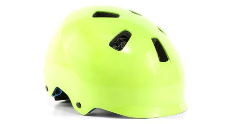 Bontrager jet wavecel casco vis verde / azul real adolescente