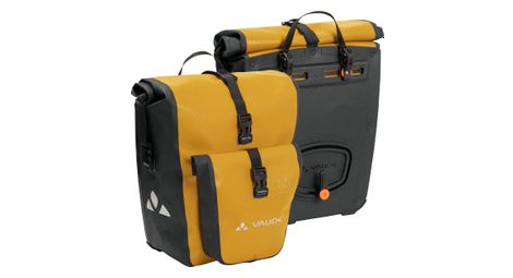 Sacoches de porte-bagage vaude aqua back plus jaune (x2)