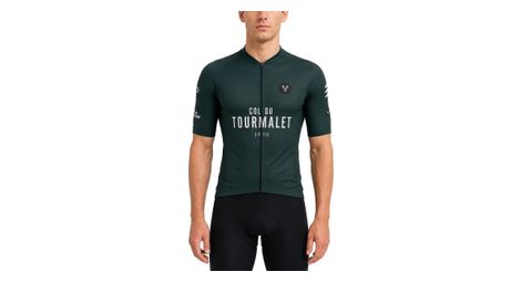 Maillot Manches Courtes LeBram Training Édition LeBram x Chez Octave Tourmalet Vert Forêt