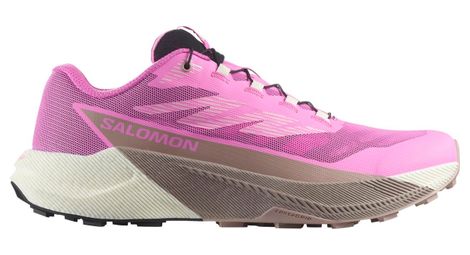 salomon pulsar rose marron women s trail shoes